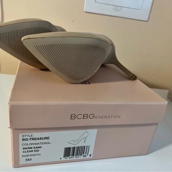 Neutral beige stilettos! - Picture 3 of 7